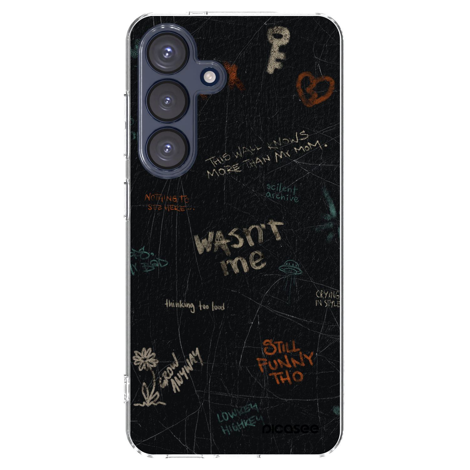 Picasee silikonový průhledný obal pro Samsung Galaxy S25 5G - CONFESSION