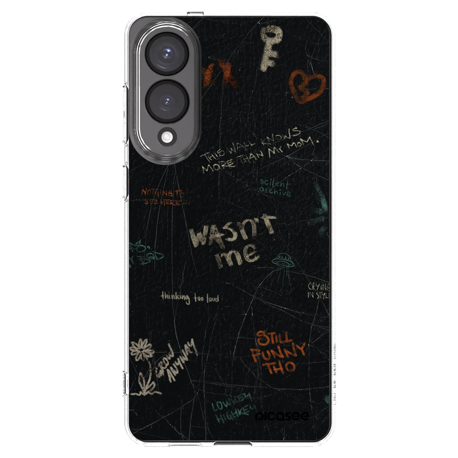 Picasee silikonový průhledný obal pro Samsung Galaxy S25 Edge 5G - CONFESSION