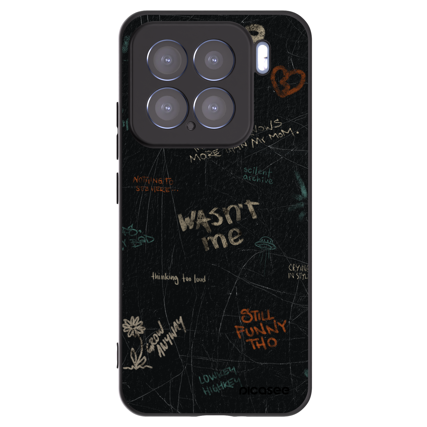 Picasee silikonový černý obal pro Xiaomi 15 - CONFESSION