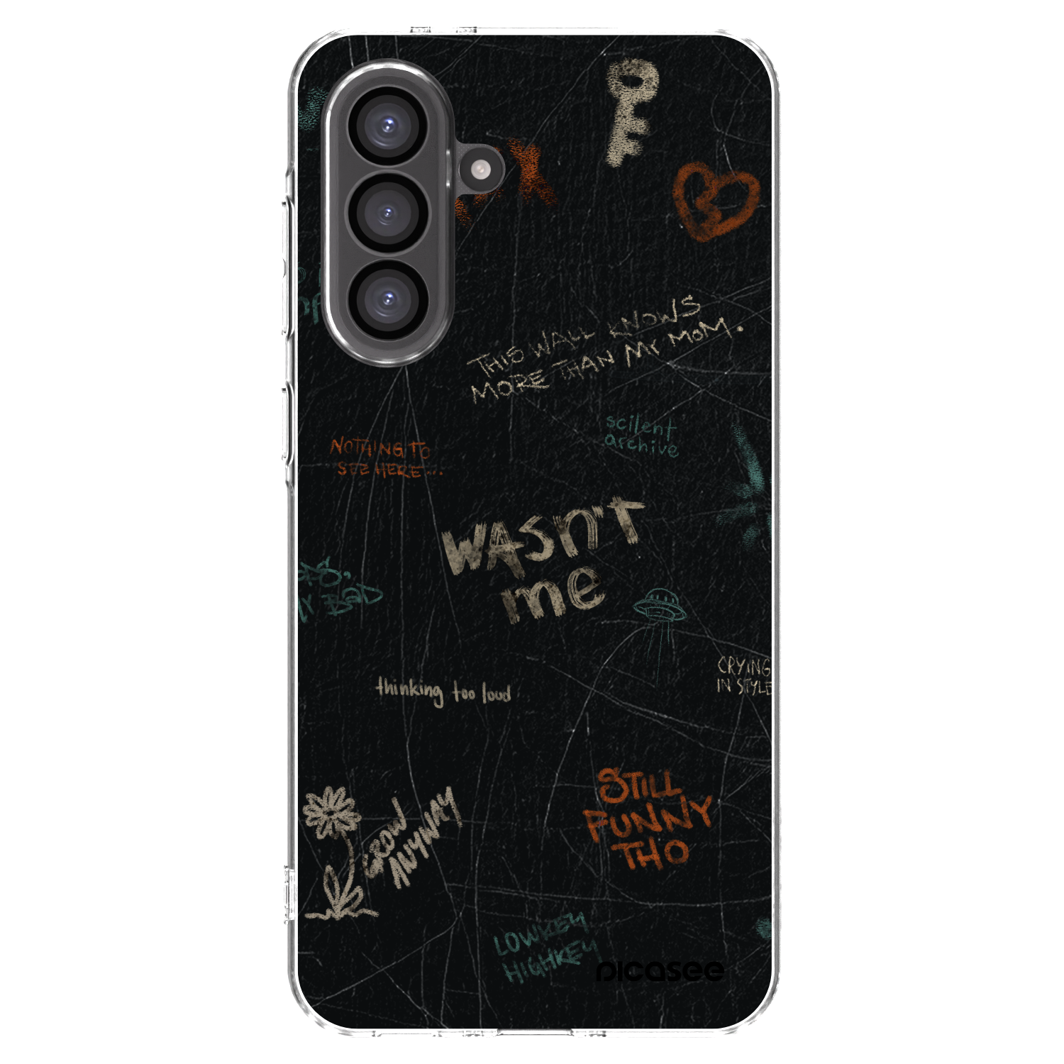Picasee silikonový průhledný obal pro Samsung Galaxy A36 5G - CONFESSION