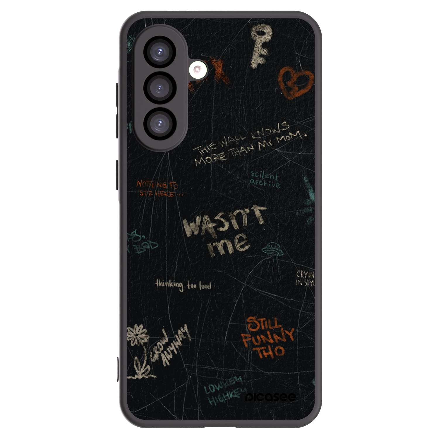 Picasee silikonový černý obal pro Samsung Galaxy A26 5G A266B - CONFESSION