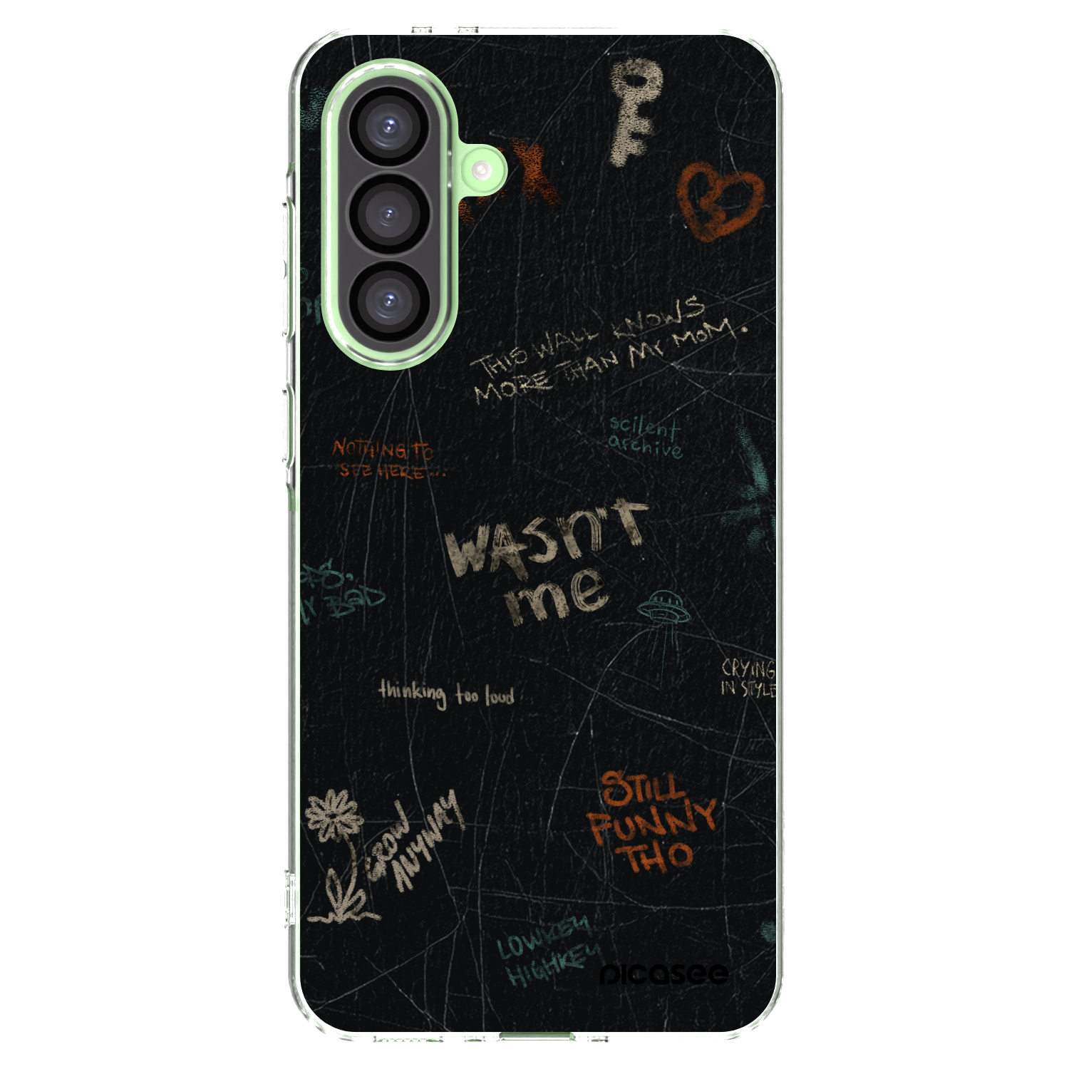 Picasee silikonový průhledný obal pro Samsung Galaxy A26 5G A266B - CONFESSION