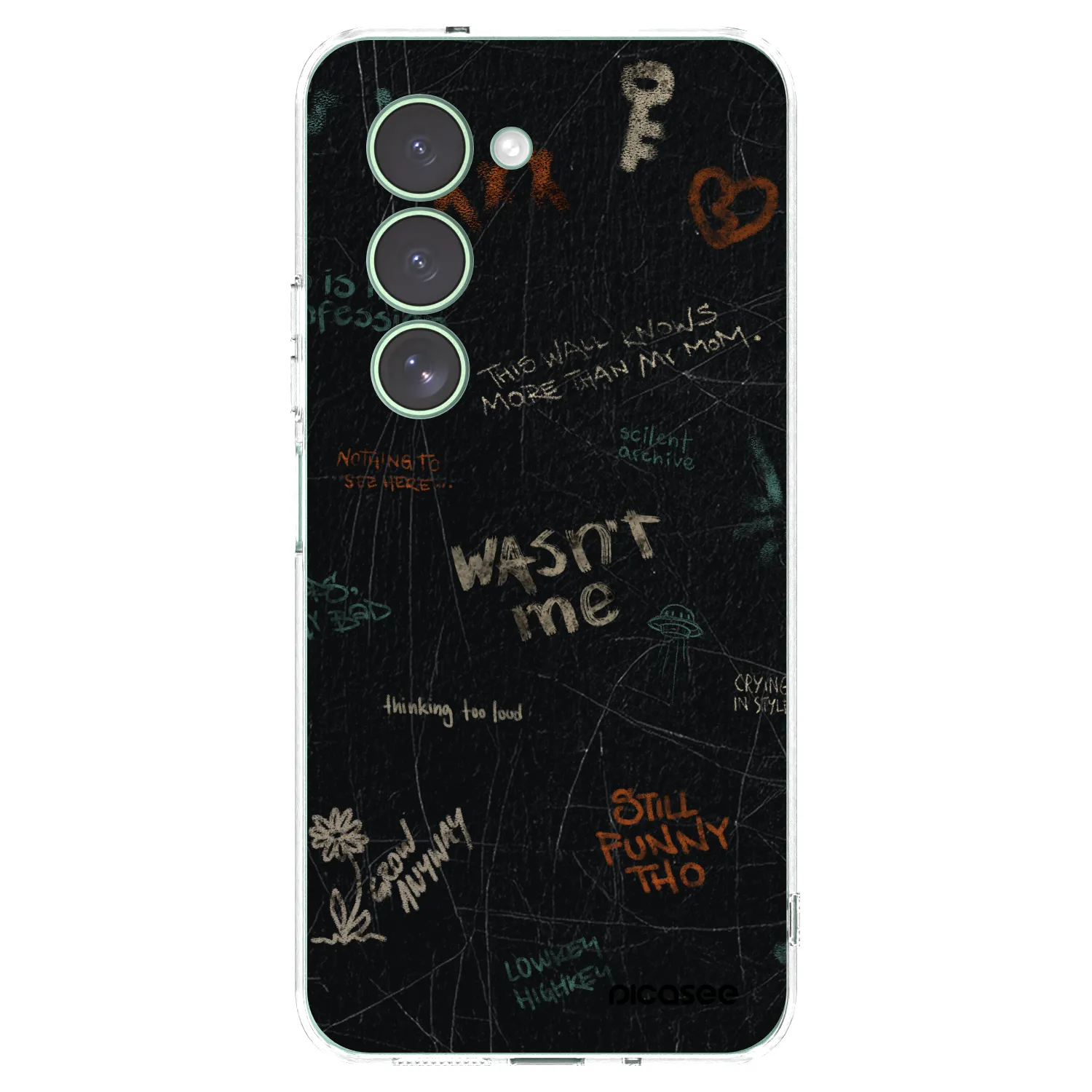 Picasee silikonový průhledný obal pro Xiaomi Redmi 15 5G - CONFESSION