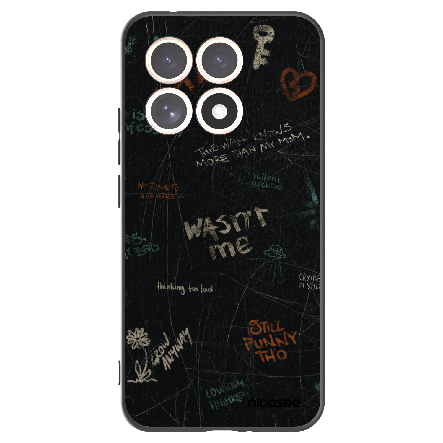 Picasee silikonový černý obal pro Xiaomi 15T - CONFESSION