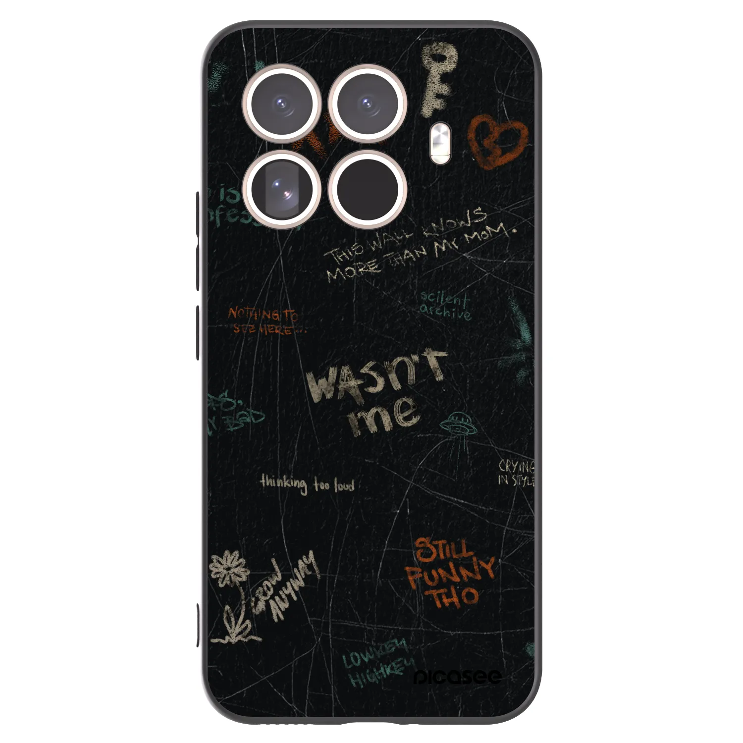 Picasee silikonový černý obal pro Xiaomi 15T Pro - CONFESSION