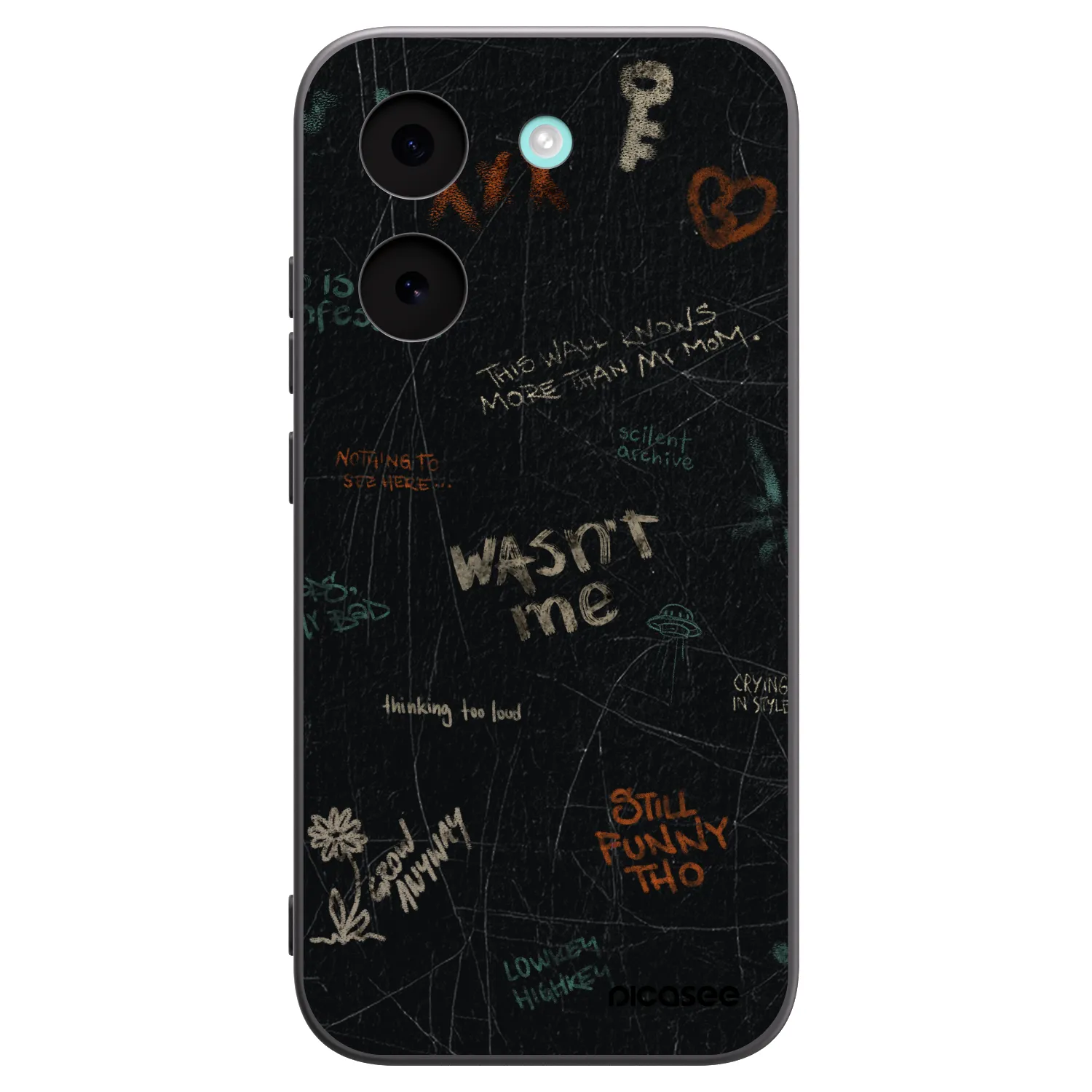 Picasee silikonový černý obal pro Xiaomi Poco X8 Pro - CONFESSION