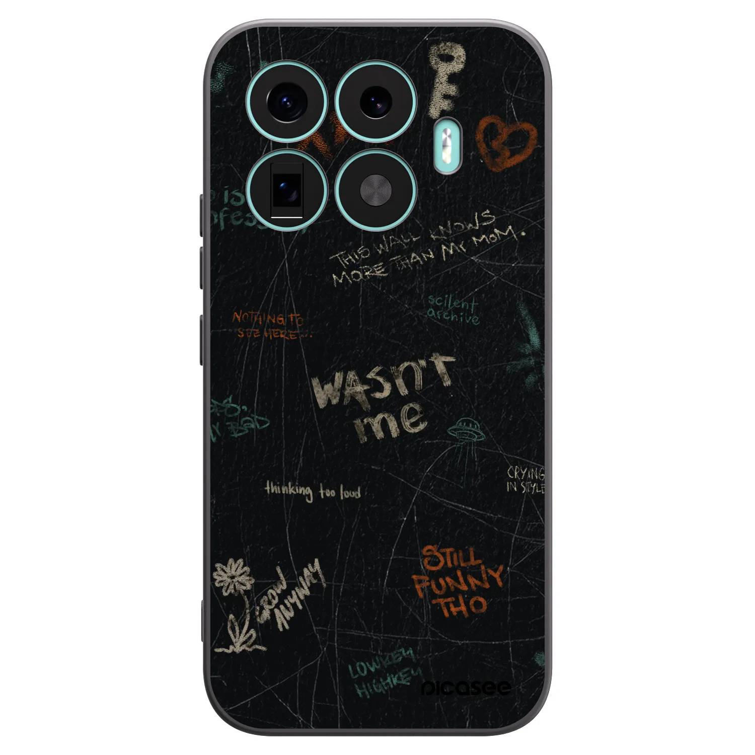 Picasee silikonový černý obal pro Xiaomi 17T - CONFESSION