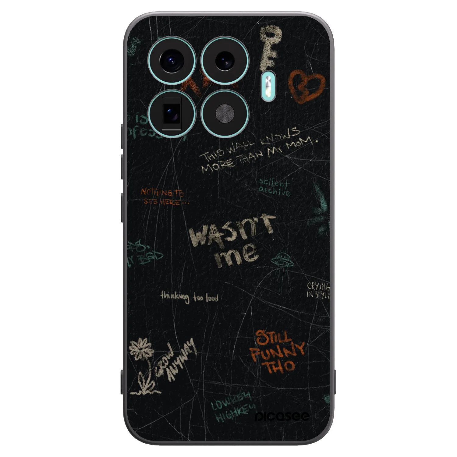 Picasee silikonový černý obal pro Xiaomi 17T Pro - CONFESSION