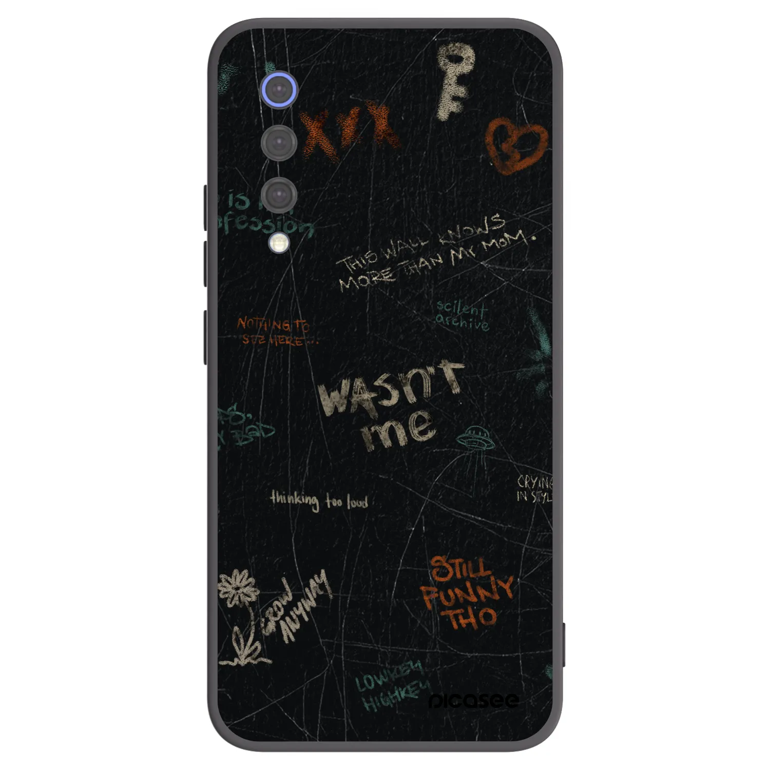 Picasee silikonový černý obal pro Xiaomi Mi 9 SE - CONFESSION
