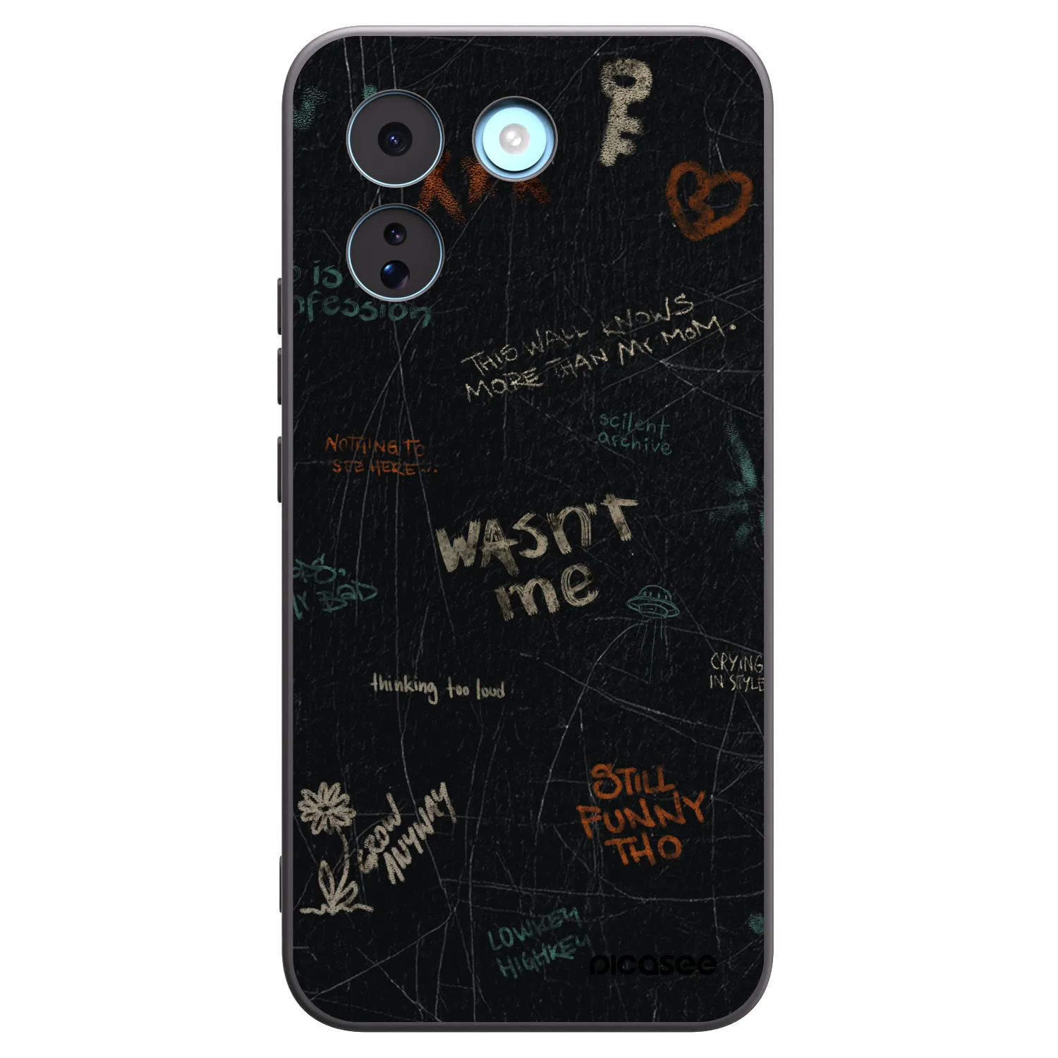 Picasee silikonový černý obal pro Xiaomi Redmi Note 17 Pro MAX 5G - CONFESSION
