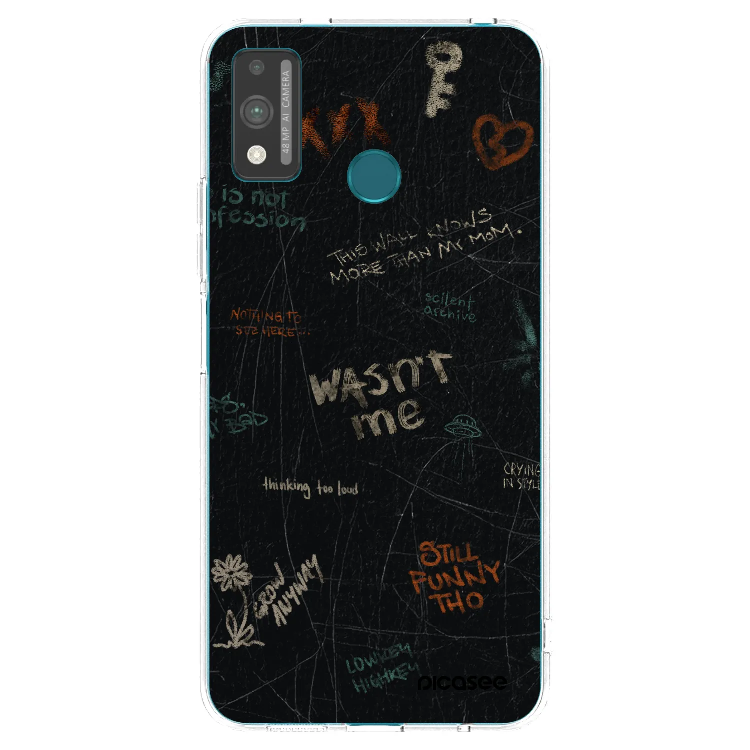 Picasee silikonový průhledný obal pro Honor 9X Lite - CONFESSION