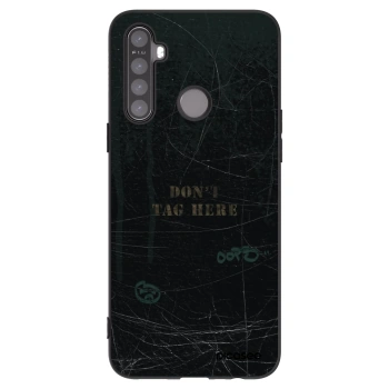Picasee silikonový černý obal pro Realme 5 - DON´T TAG