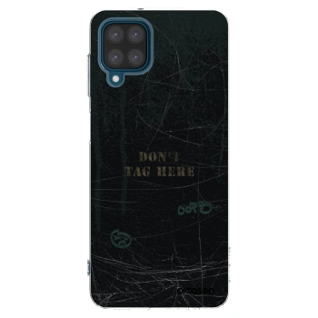 Picasee silikonový průhledný obal pro Samsung Galaxy A12 A125F - DON´T TAG