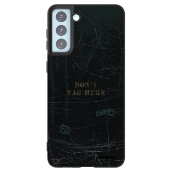 Picasee silikonový černý obal pro Samsung Galaxy S21+ 5G G996F - DON´T TAG