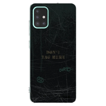 Picasee silikonový průhledný obal pro Samsung Galaxy M31s - DON´T TAG