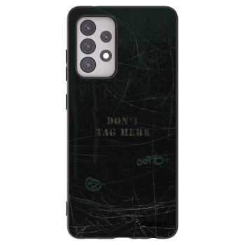 Picasee silikonový černý obal pro Samsung Galaxy A52 5G A525F - DON´T TAG