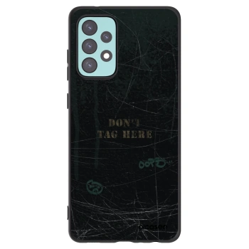 Picasee silikonový černý obal pro Samsung Galaxy A72 A725F - DON´T TAG
