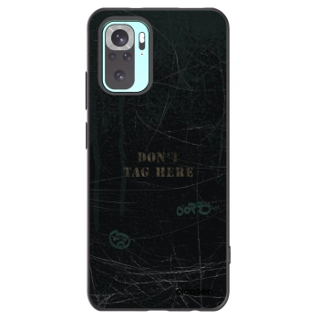 Picasee silikonový černý obal pro Xiaomi Redmi Note 10 Pro - DON´T TAG