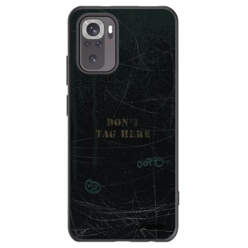 Picasee silikonový černý obal pro Xiaomi Redmi Note 10S - DON´T TAG