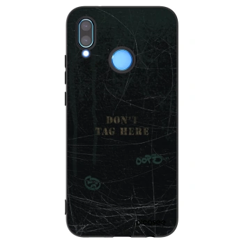 Picasee silikonový černý obal pro Huawei P20 Lite - DON´T TAG