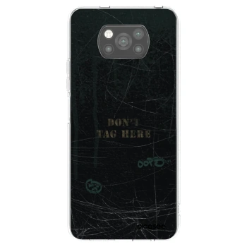 Picasee silikonový černý obal pro Xiaomi Poco X3 Pro - DON´T TAG