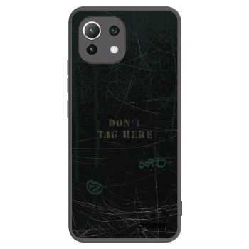 Picasee silikonový černý obal pro Xiaomi Mi 11 Lite - DON´T TAG