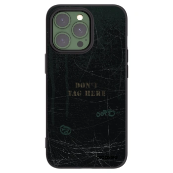 Picasee silikonový černý obal pro Apple iPhone 13 Pro - DON´T TAG