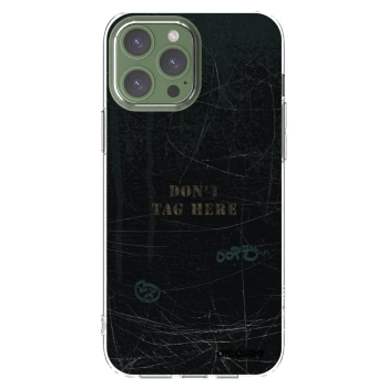 Picasee silikonový průhledný obal pro Apple iPhone 13 Pro Max - DON´T TAG