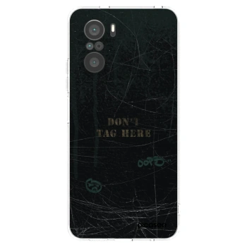 Picasee silikonový průhledný obal pro Xiaomi Poco F3 - DON´T TAG