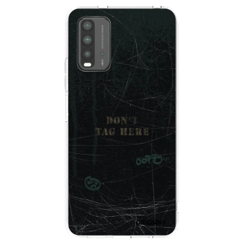 Picasee silikonový černý obal pro Xiaomi Redmi 9T - DON´T TAG