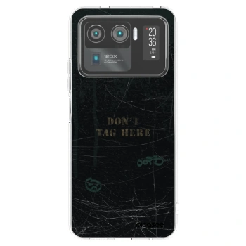 Picasee silikonový průhledný obal pro Xiaomi Mi 11 Ultra - DON´T TAG