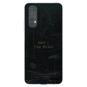 Picasee silikonový průhledný obal pro Realme 7 - DON´T TAG