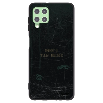 Picasee silikonový černý obal pro Samsung Galaxy A22 A225F 4G - DON´T TAG