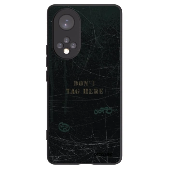 Picasee silikonový černý obal pro Honor 50 5G - DON´T TAG