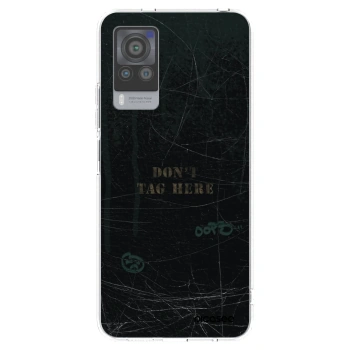 Picasee silikonový průhledný obal pro Vivo X60 Pro 5G - DON´T TAG