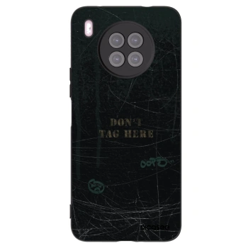 Picasee silikonový černý obal pro Huawei Nova 8i - DON´T TAG