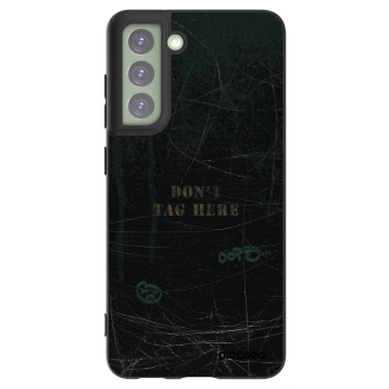 Picasee silikonový černý obal pro Samsung Galaxy S21 FE 5G - DON´T TAG