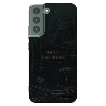 Picasee silikonový průhledný obal pro Samsung Galaxy S22+ 5G - DON´T TAG