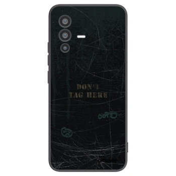 Picasee silikonový černý obal pro Vivo V23 5G - DON´T TAG