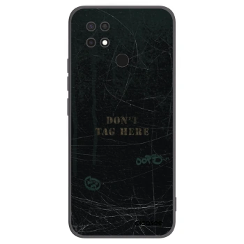 Picasee silikonový černý obal pro Xiaomi Redmi 10C - DON´T TAG
