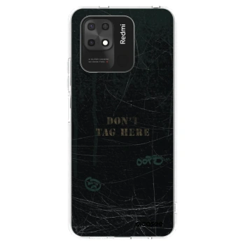 Picasee silikonový průhledný obal pro Xiaomi Redmi 10C - DON´T TAG