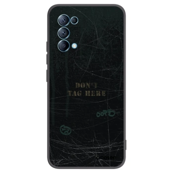 Picasee silikonový černý obal pro OPPO Reno 5 5G - DON´T TAG