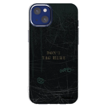 Picasee silikonový průhledný obal pro Apple iPhone 14 Plus - DON´T TAG
