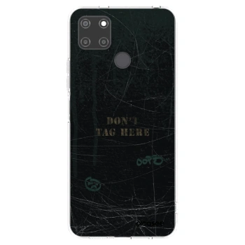 Picasee silikonový průhledný obal pro Realme C21Y - DON´T TAG