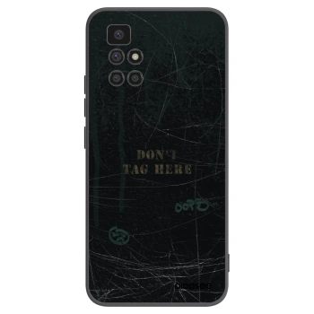 Picasee silikonový černý obal pro Xiaomi Redmi 10 (2022) - DON´T TAG