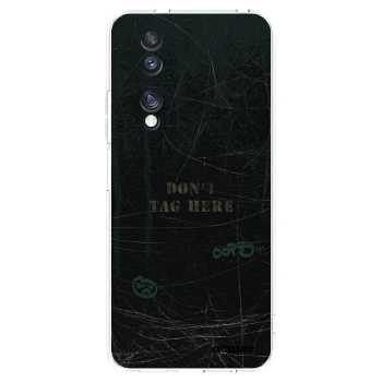 Picasee silikonový průhledný obal pro Honor 70 - DON´T TAG