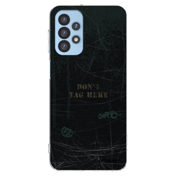 Picasee silikonový průhledný obal pro Samsung Galaxy A23 A235F 4G - DON´T TAG