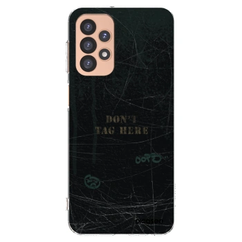 Picasee silikonový průhledný obal pro Samsung Galaxy A23 A236B 5G - DON´T TAG