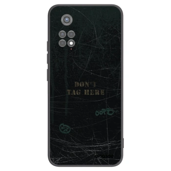 Picasee silikonový černý obal pro Xiaomi Redmi Note 11S 5G - DON´T TAG