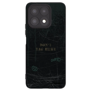 Picasee silikonový černý obal pro Honor X8a - DON´T TAG